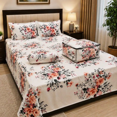 5Pcs Comforter Double Bed Twill Cotton Bedding-023