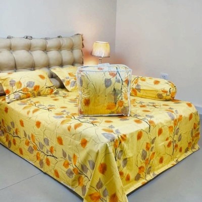 5Pcs Comforter Double Bed Twill Cotton Bedding-018