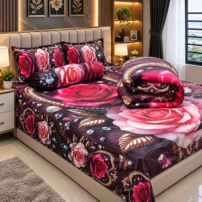 5Pcs 3D Comforter Double Bed-015