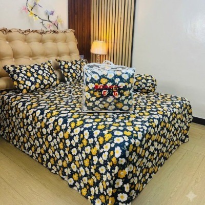 5Pcs Comforter Double Bed Twill Cotton Bedding-021