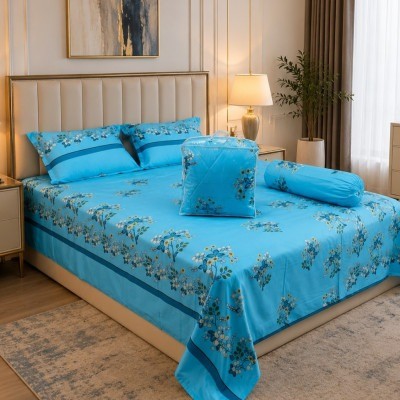 5Pcs Comforter Double Bed Twill Cotton Bedding-005