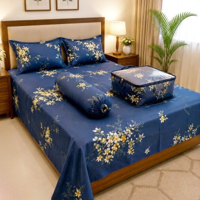 5Pcs Comforter Double Bed Twill Cotton Bedding-006