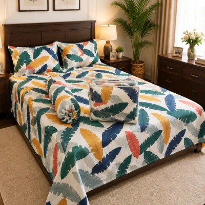 5Pcs Comforter Double Bed Twill Cotton Bedding-026