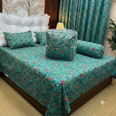 5Pcs Comforter Double Bed Twill Cotton Bedding-009