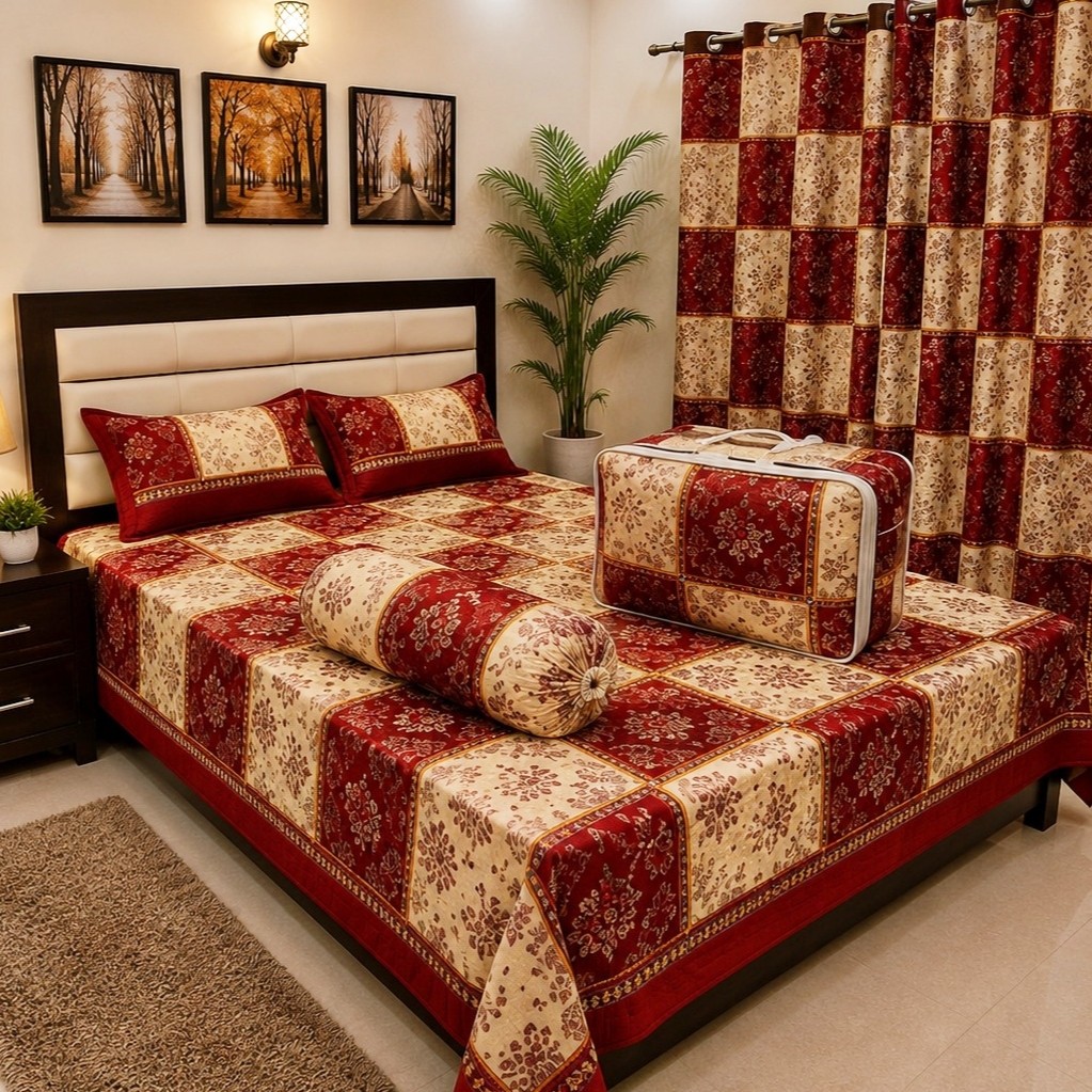 7 pcs comforter set